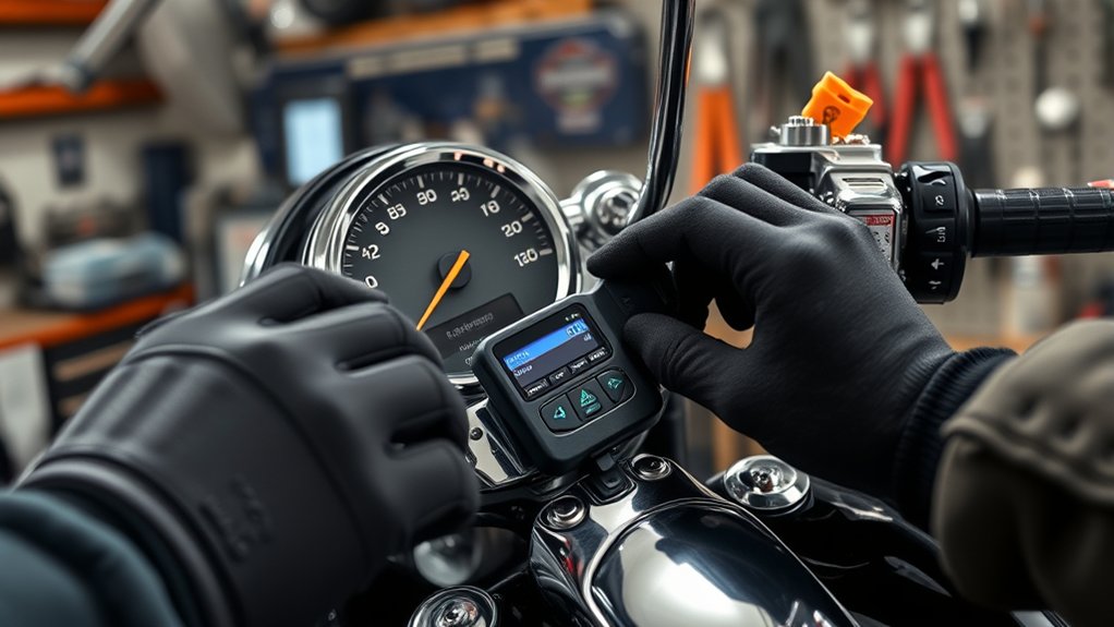 access harley davidson diagnostic codes