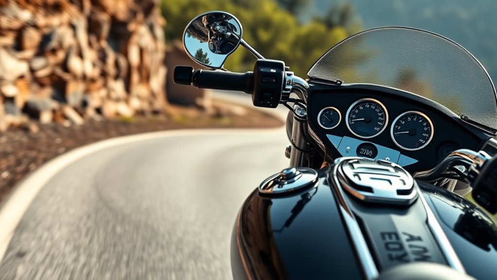 adaptive lean sensitive braking