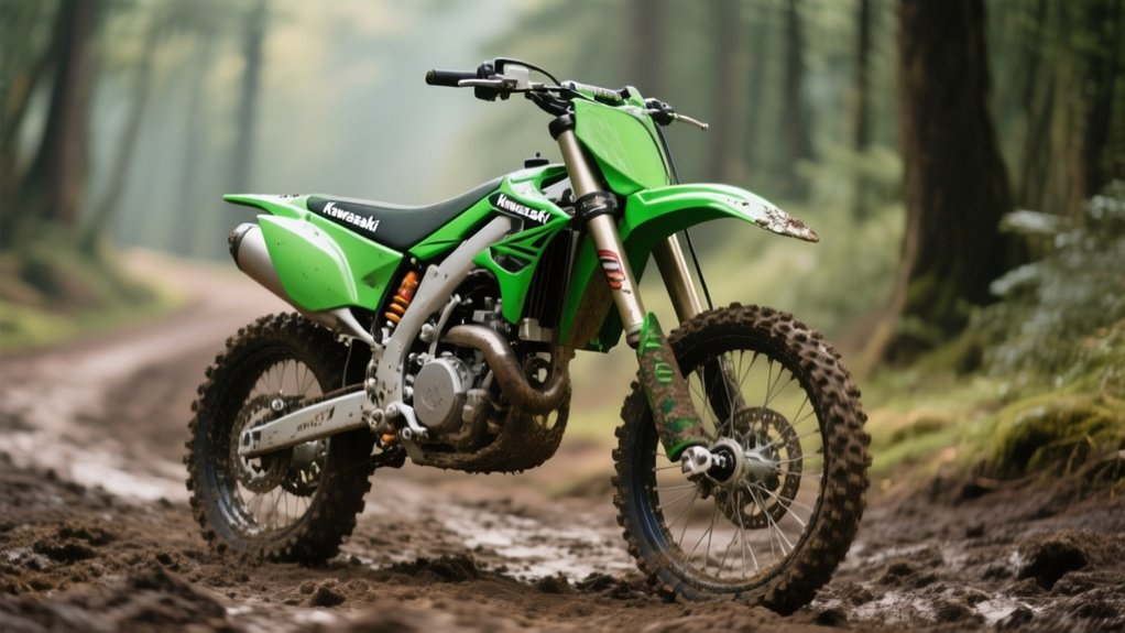 assessing kawasaki dirt bikes