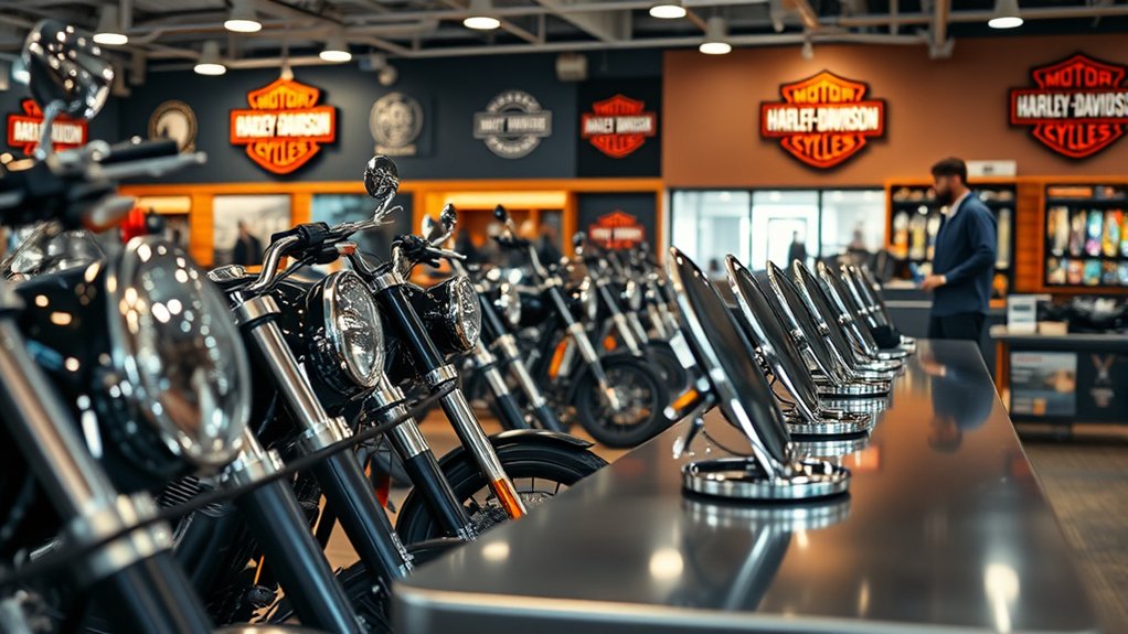 authorized harley mirror dealerships