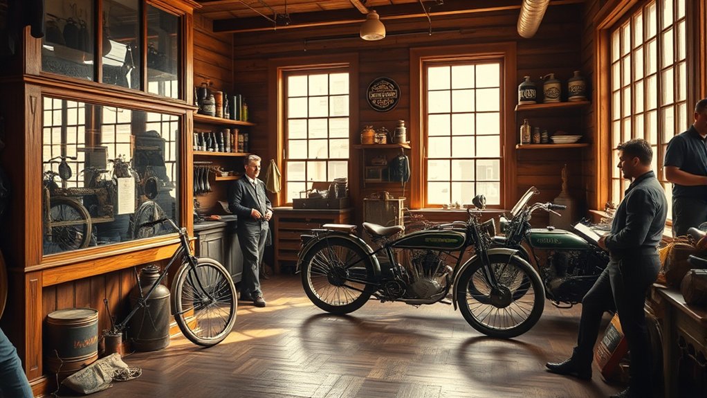 family run motorcycle shop