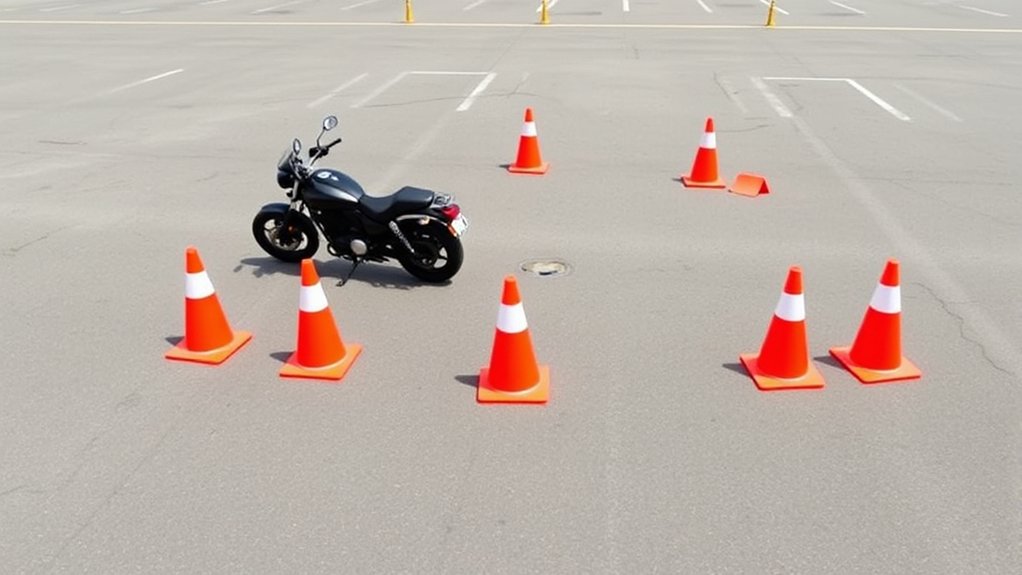 figure 8 low speed turning practice