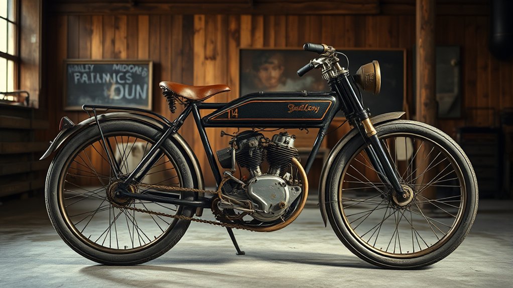 first harley motorcycle prototype