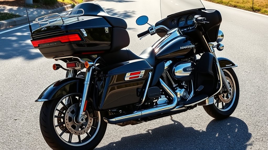 fully loaded harley weight