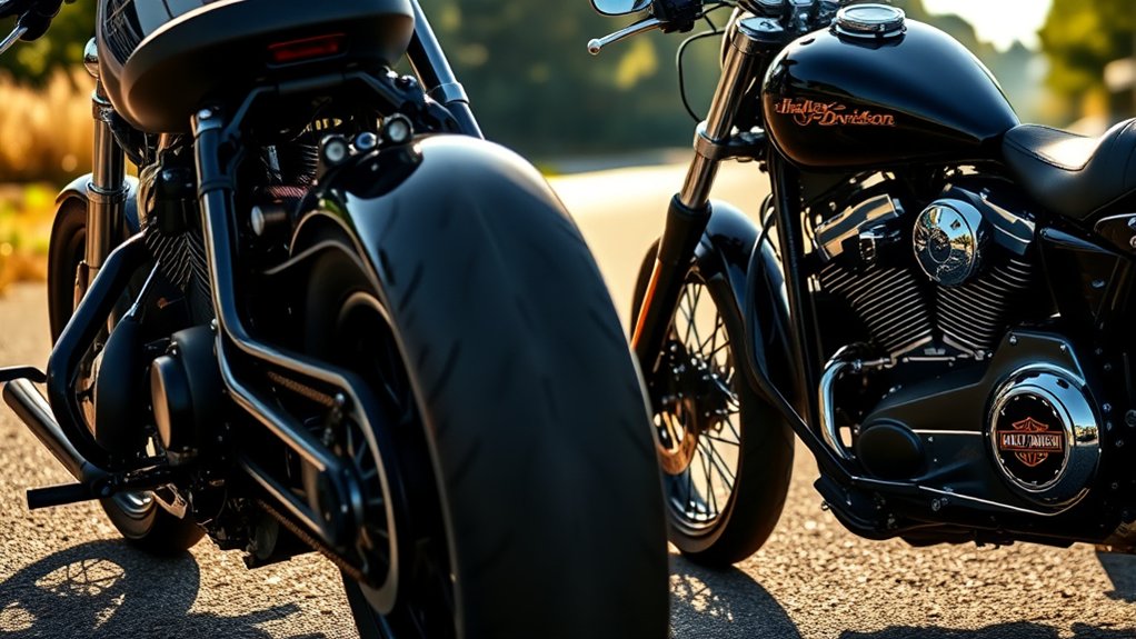 hardtail vs softail comfort