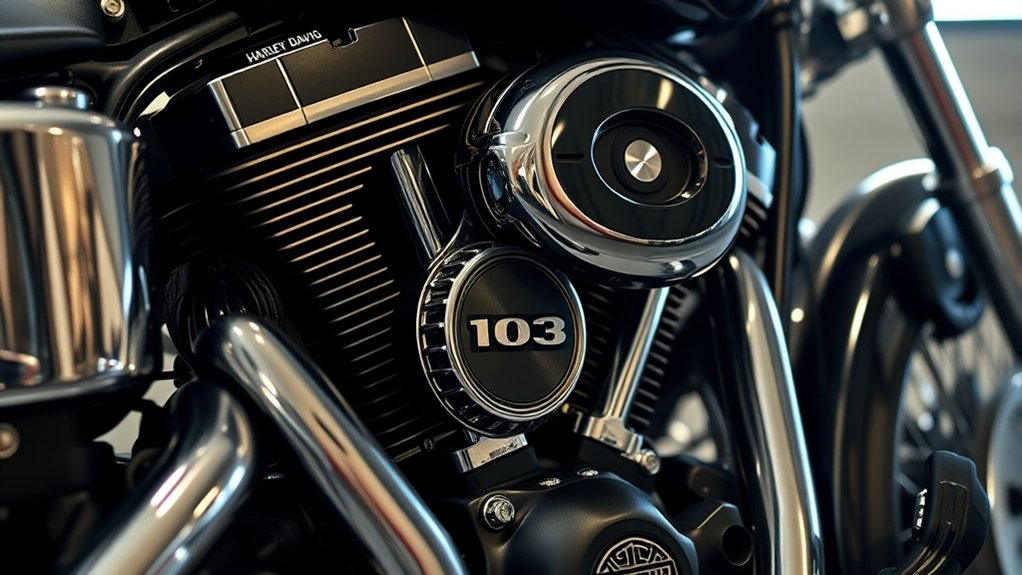 harley 103 engine displacement