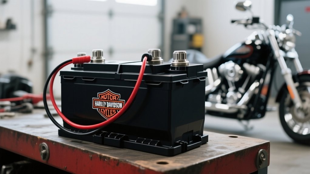 harley battery voltage specification