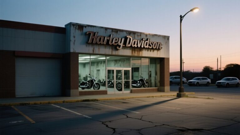 harley dealerships closure count