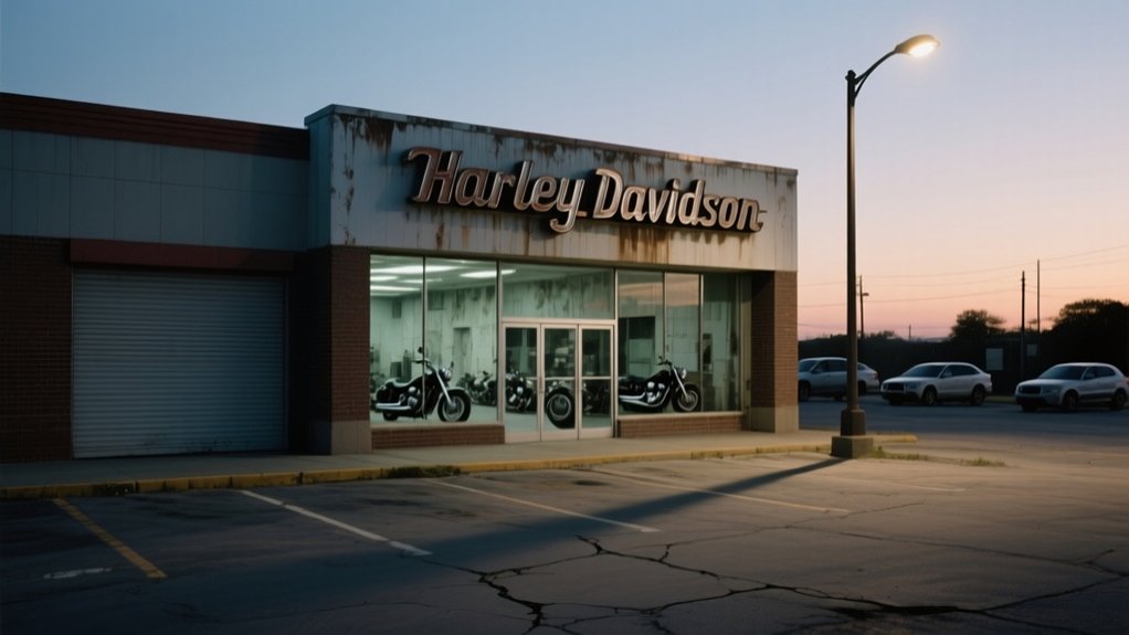 harley dealerships closure count