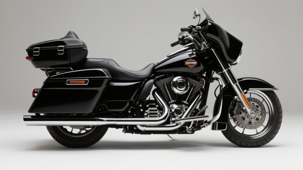 harley electra glide weight