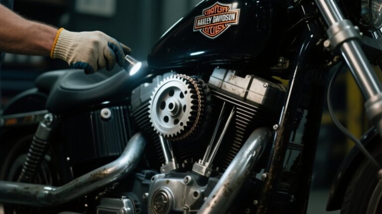 harley engine timing check
