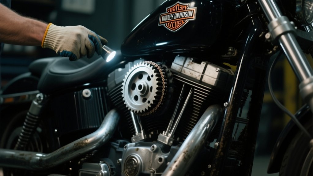 harley engine timing check