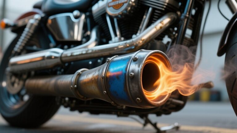 harley exhaust temperature range