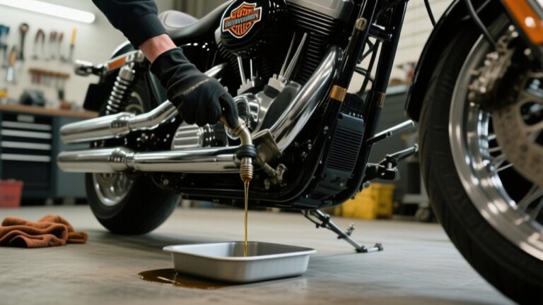 harley gas tank draining
