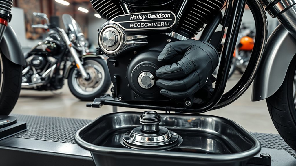harley model oil change costs