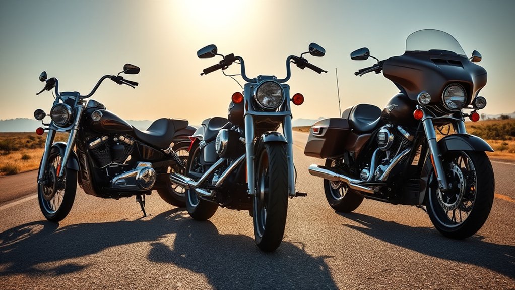 harley models for different rides