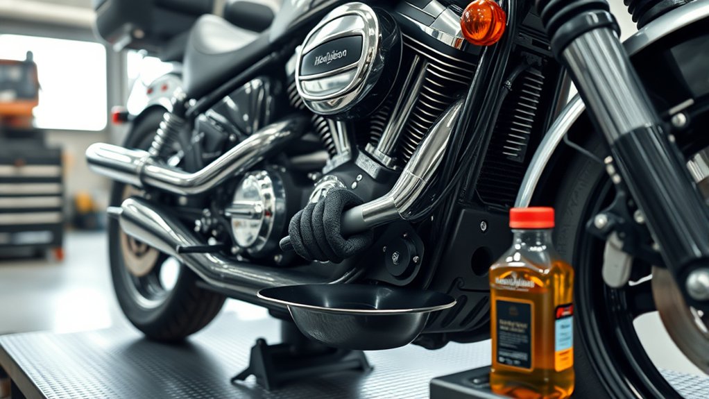 harley oil change costs