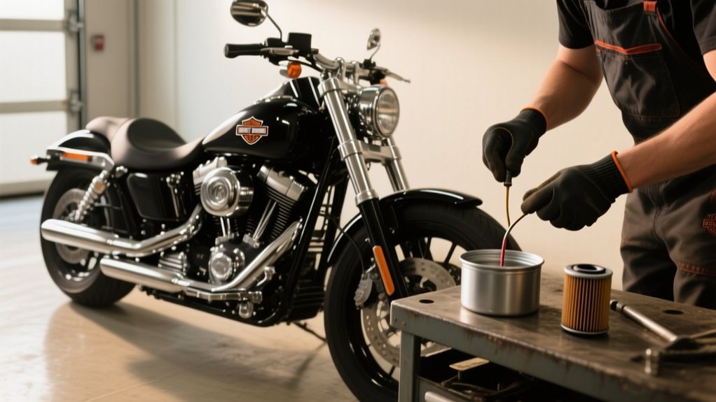 harley oil change frequency