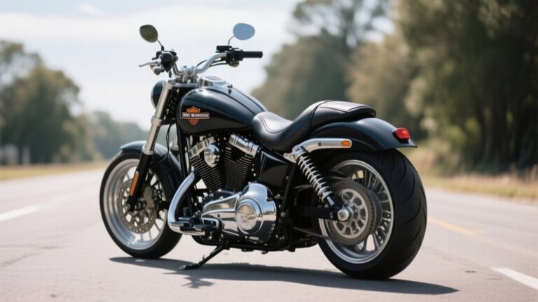 harley s sleek cruiser design