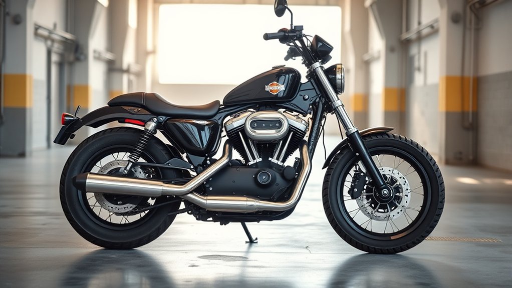 harley sportster weight range