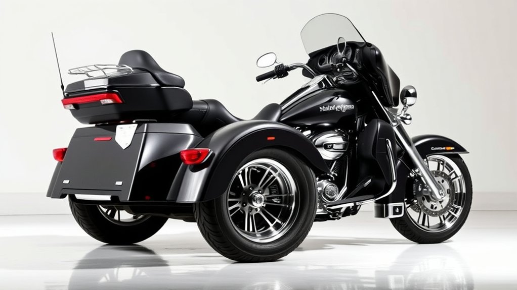 harley tri glide weight