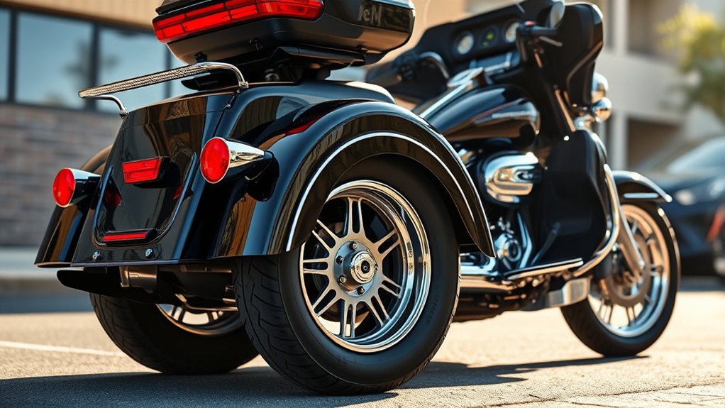 harley tri glide width