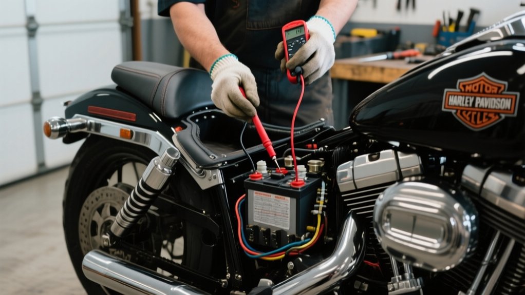 harley voltage regulator testing