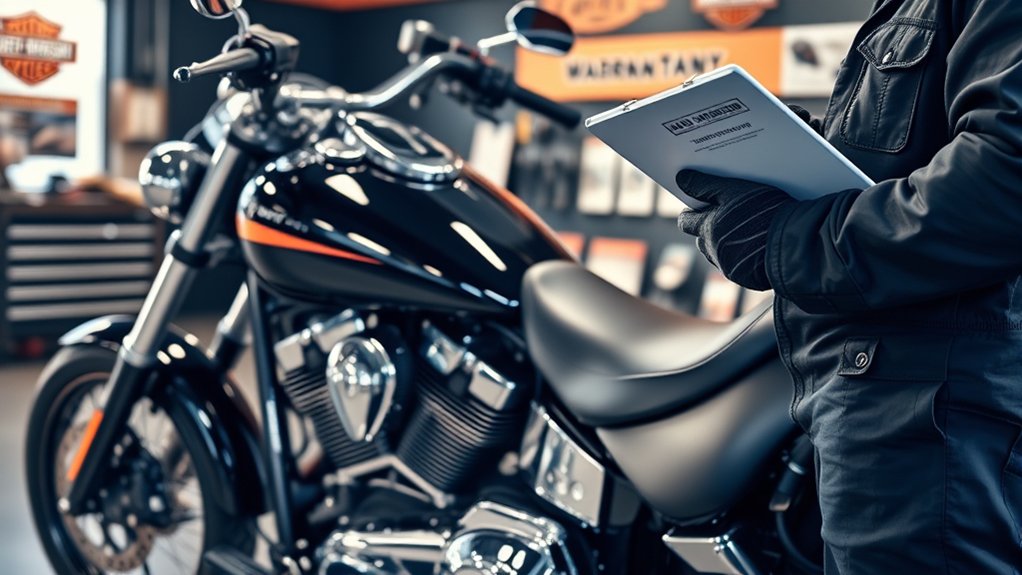 harley warranty major components