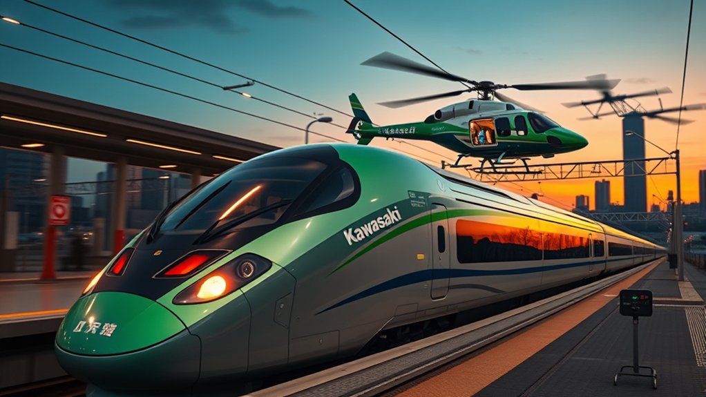 high speed rail and helicopters