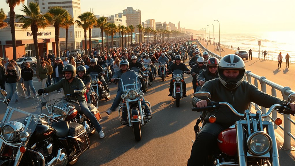 historic coastal motorcycle rally