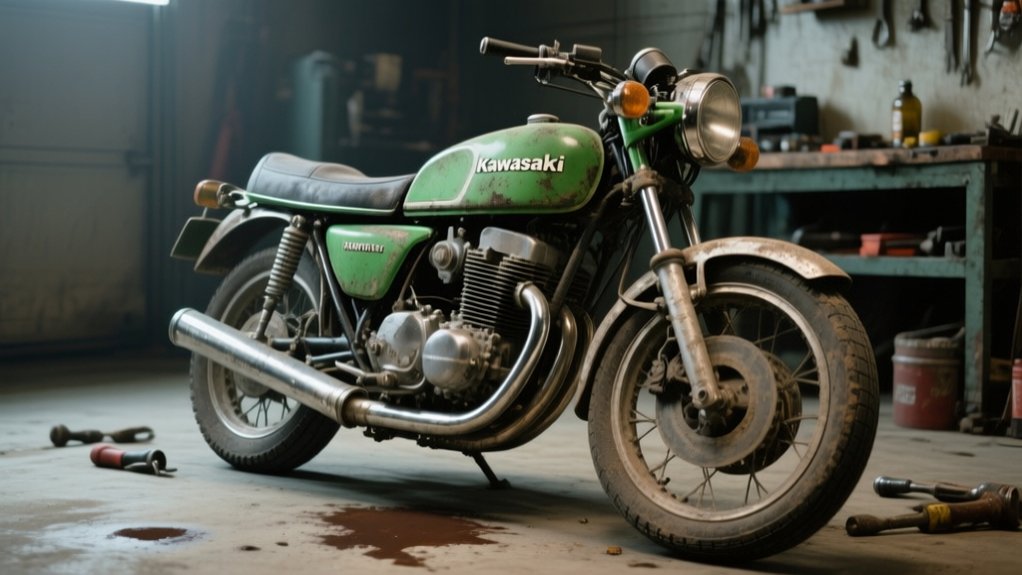 kawasaki ceased 2 stroke production
