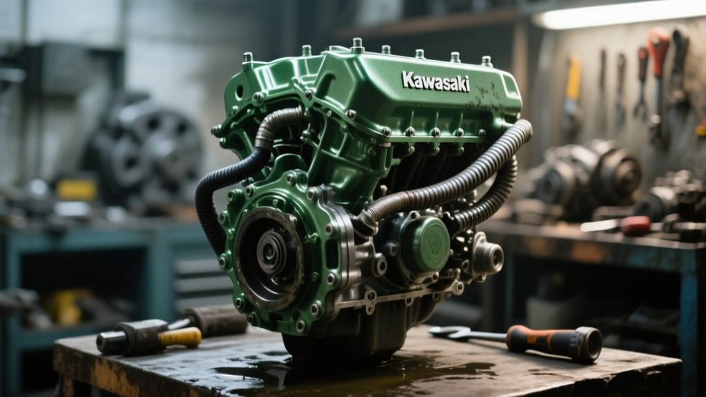 kawasaki engine lifespan estimate