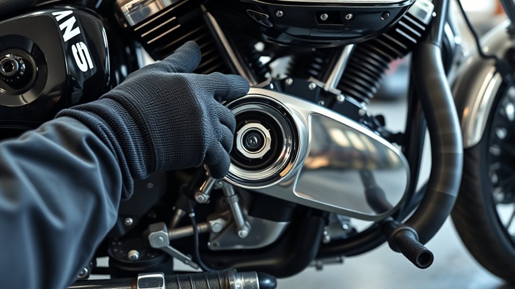 locate fuel drain connection