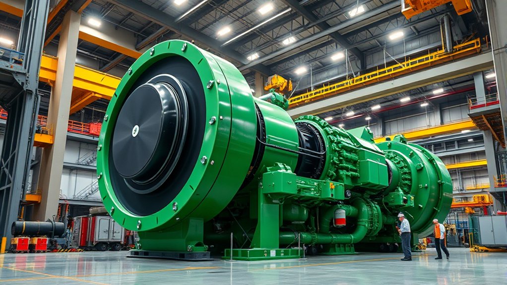 massive marine diesel engines