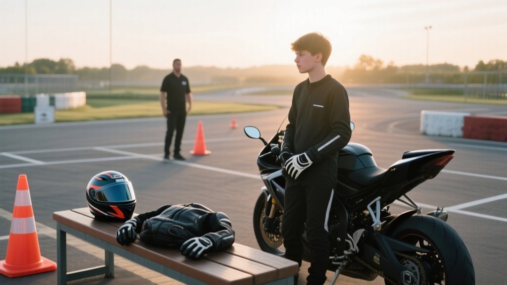 motorcycle training starting timeline