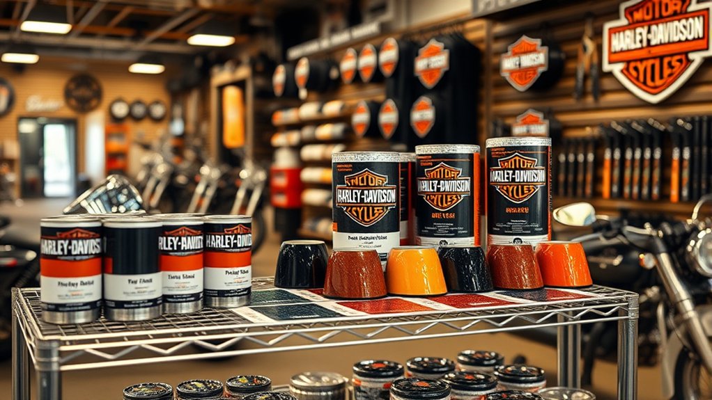official harley davidson paint retailers