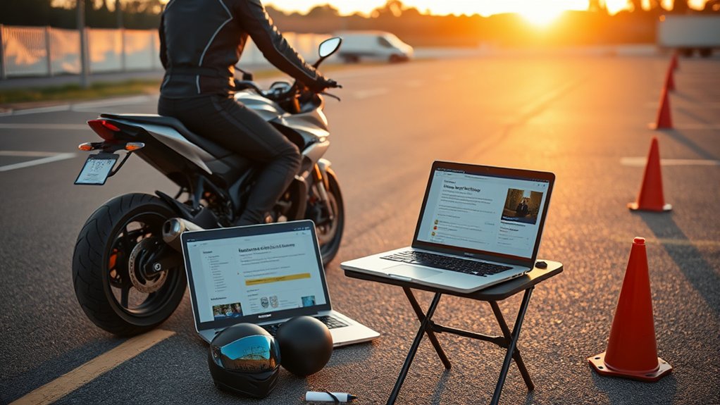 online courses streamline motorcycle training