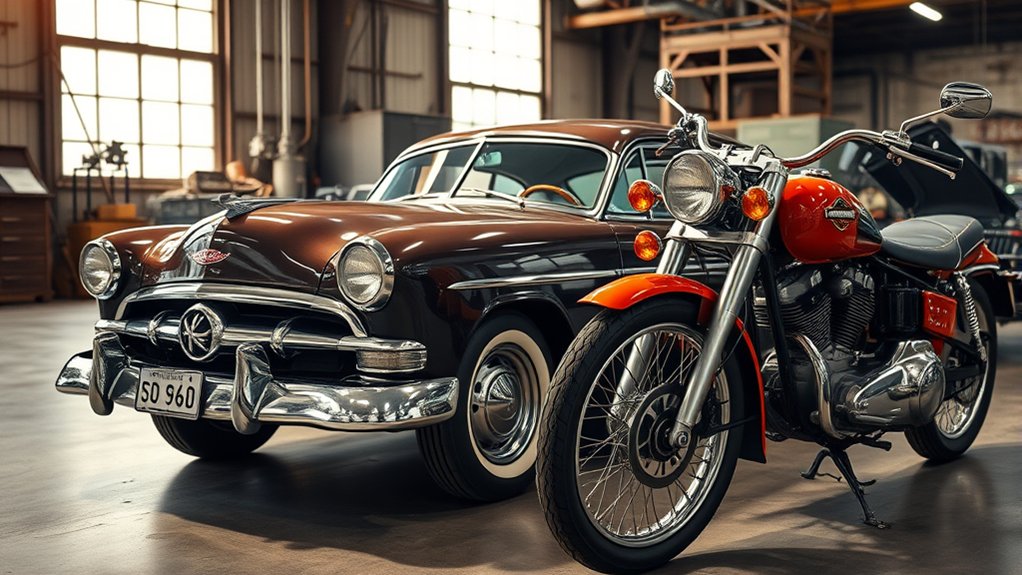 origins of harley and ford