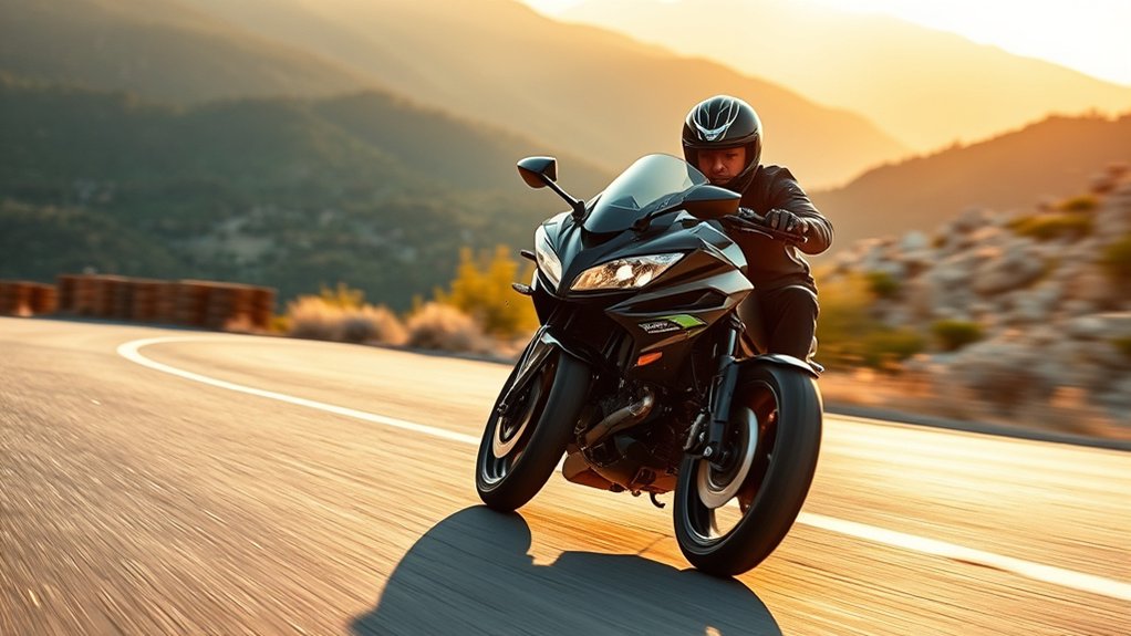 responsive stable motorcycle handling