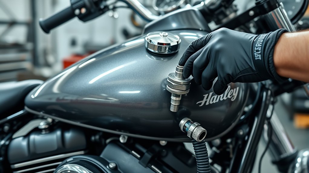 seal hoses securely tightly