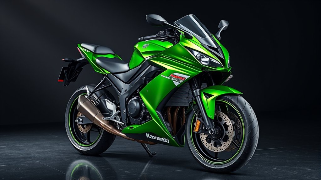 sleek aerodynamic sportbike design