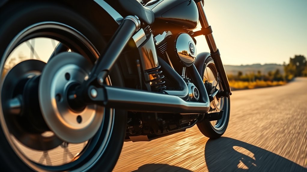 softail suspension and forks