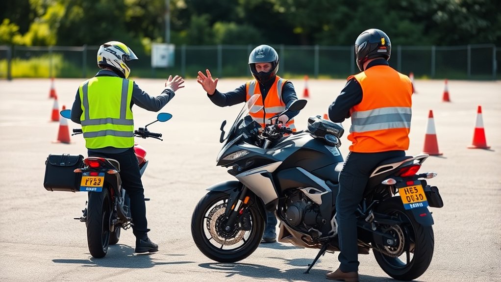 step by step motorcycle training