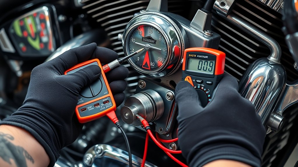 test regulator check voltage