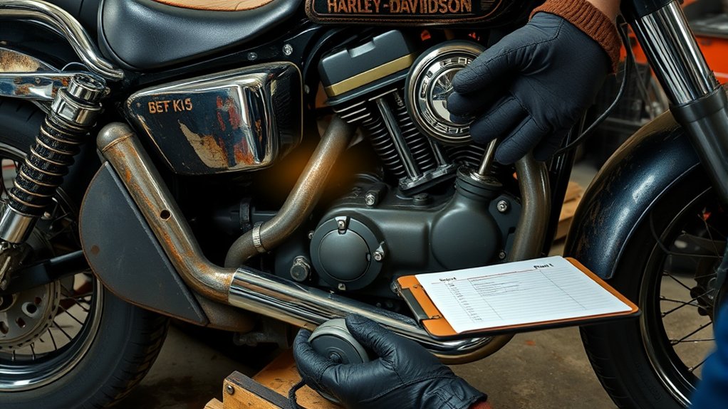 thorough high mileage harley inspection