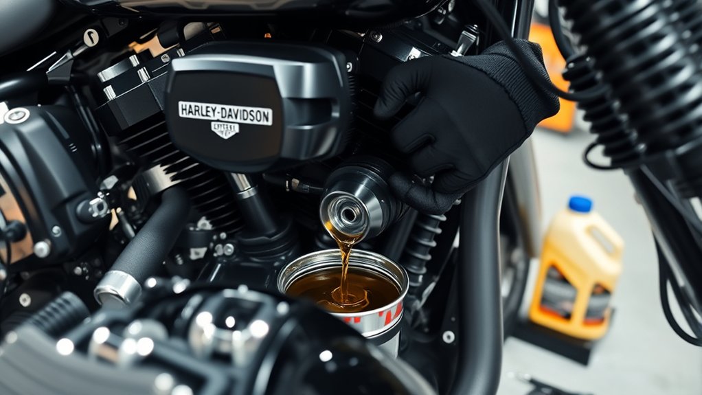 three hole oil change process