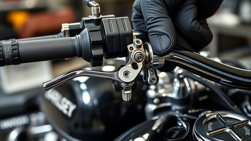 transfer clutch lever components accurately