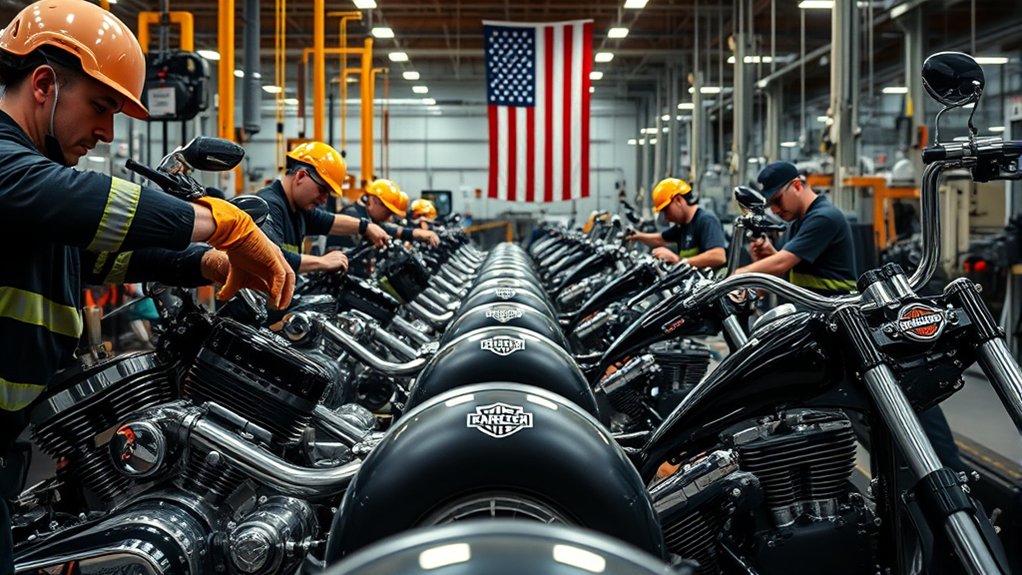 u s made harley models