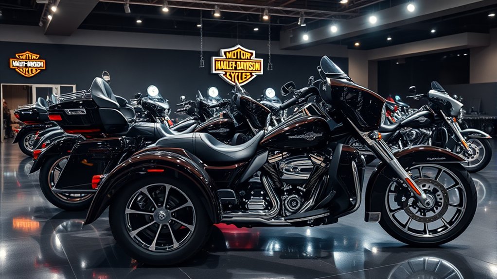 upgraded touring and trike models