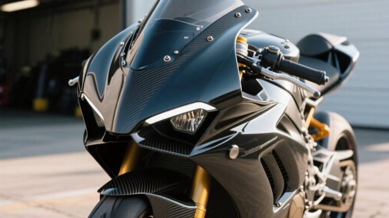 aerodynamic motorcycle body panels